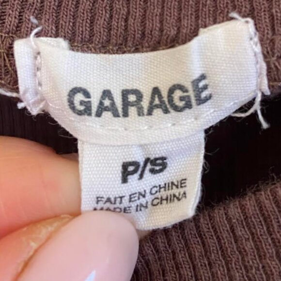 Garage Ribbed Cropped Long Sleeve - Picture 4 of 4